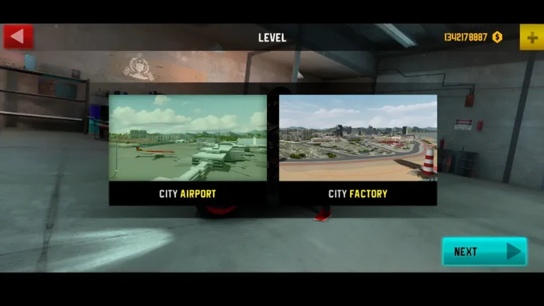 Xtreme Motorbikes MOD APK 18 Xtreme Motorbikes open-world maps and locations - City Airport map - City Factory map